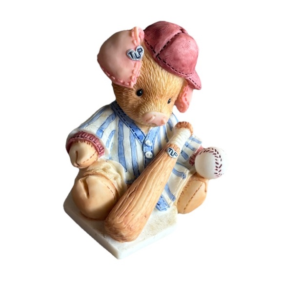 1994 Enesco This Little Piggy " This Piggy Cried Whee All The Way Home " Figure - Picture 1 of 5